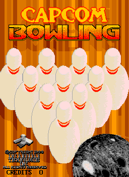 Capcom Bowling (set 2) Title Screen